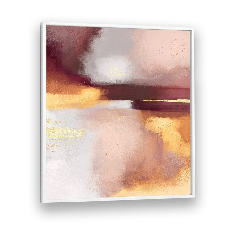 Elegant AUTUMN RAIN, ABSTRACT PAINTINGS blend warm hues, evoking tranquility and nature's soothing rainfall experience.