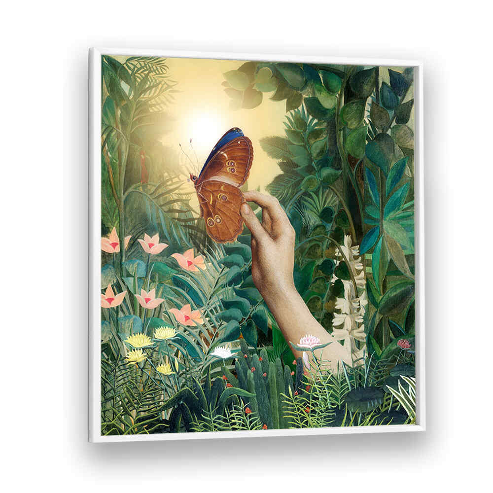 BUTTERFLY SUNRISE , ANIMAL PAINTINGS