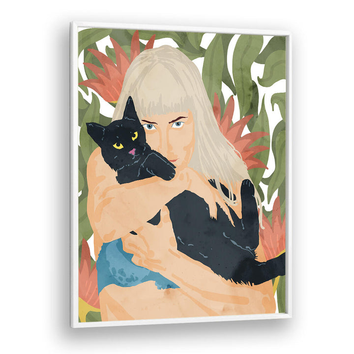 CAT LADY , PORTRAITS & FIGURATIVE ILLUSTRATIONS