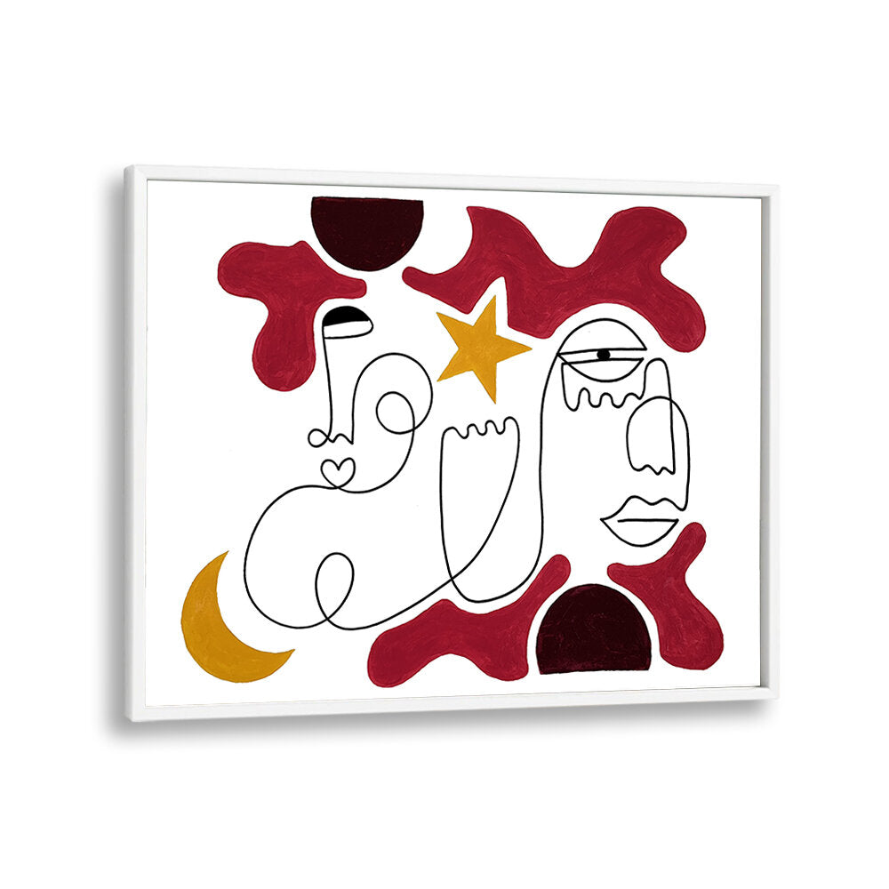 Celestial Dream Line Art Print | Modern Minimalist Wall Art