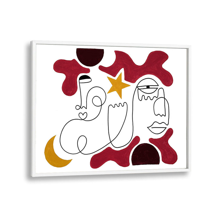 Celestial Dream Line Art Print | Modern Minimalist Wall Art