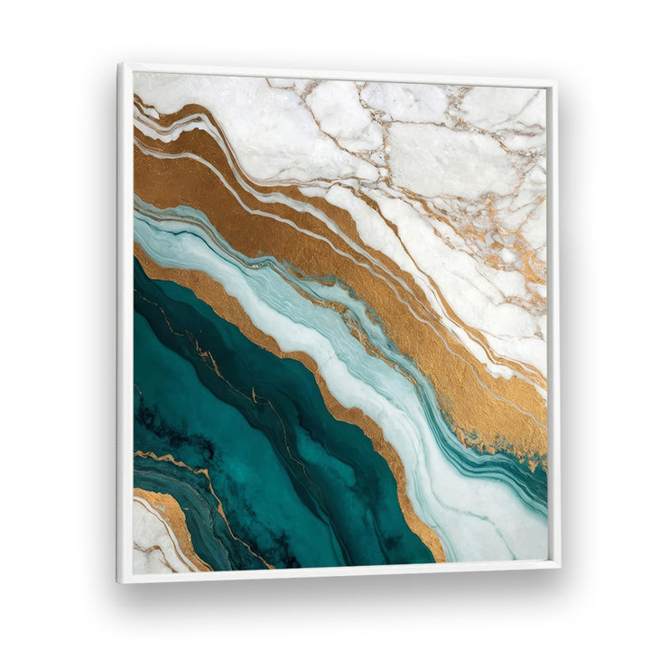 Elegant GOLDEN VEIN WAVES, ABSTRACT PAINTINGS showcase stunning natural beauty, perfect for modern decor.