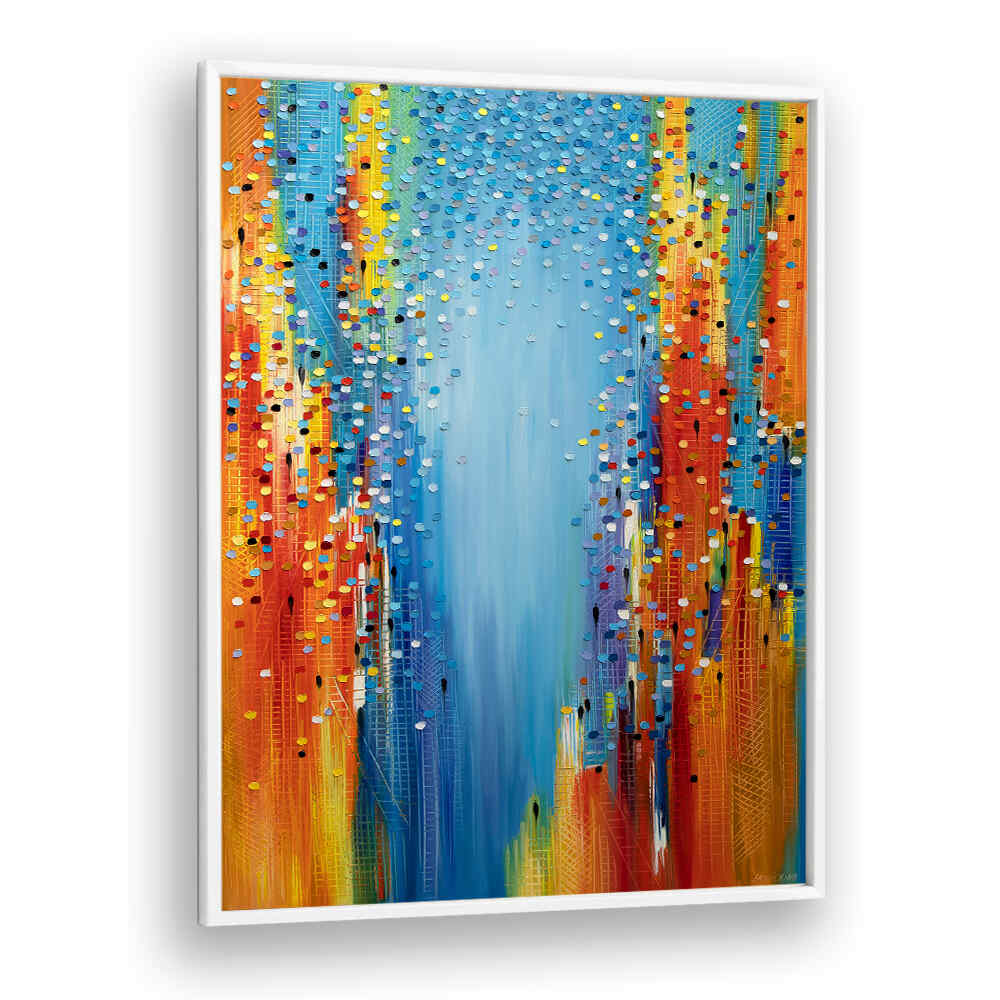 CITY IN MOTION , MODERN IMPRESSIONISM PAINTINGS