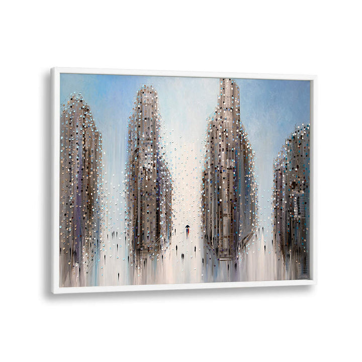CITY MOOD , MODERN IMPRESSIONISM PAINTINGS