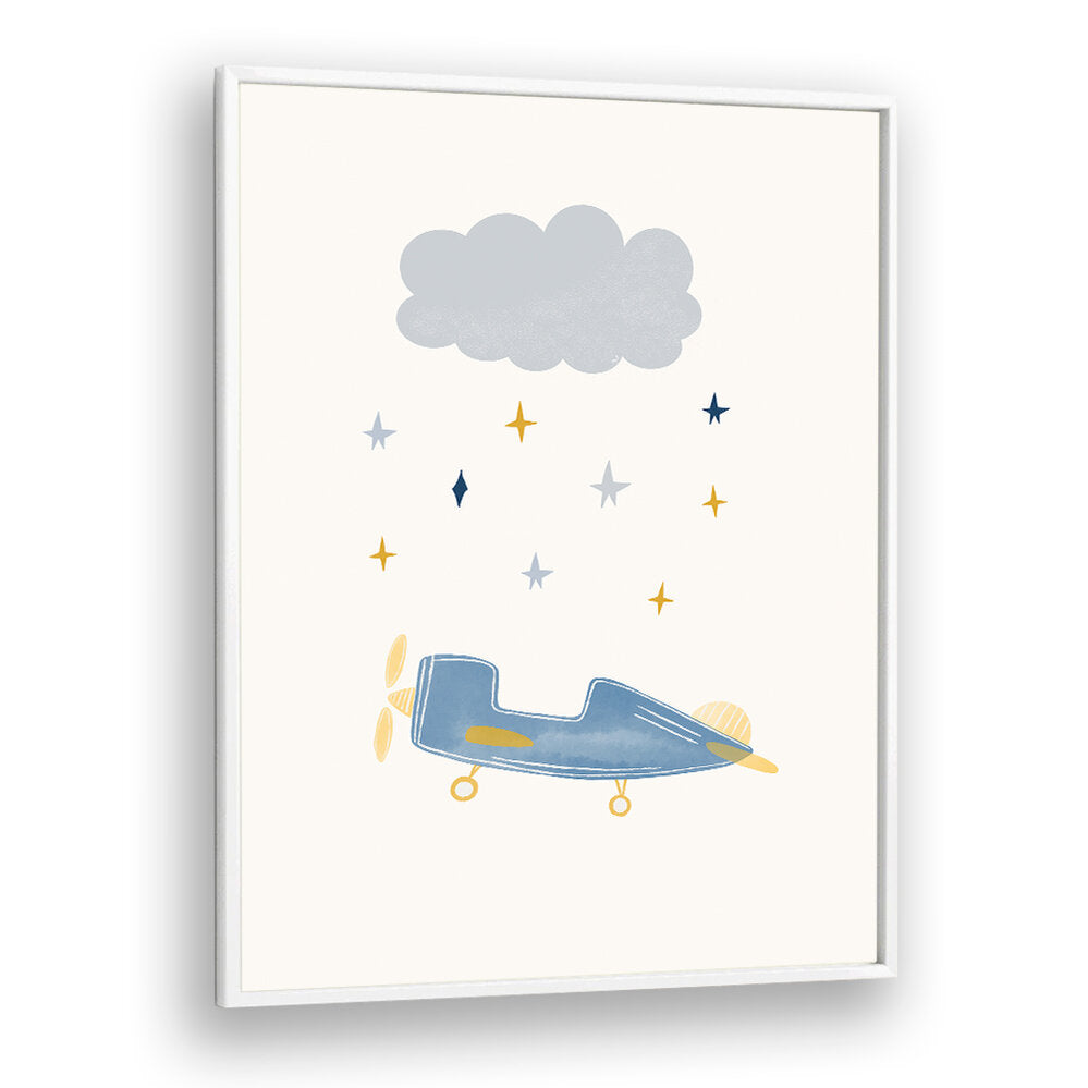 CLOUD AIRPLANE , KIDS ROOM PAINTINGS