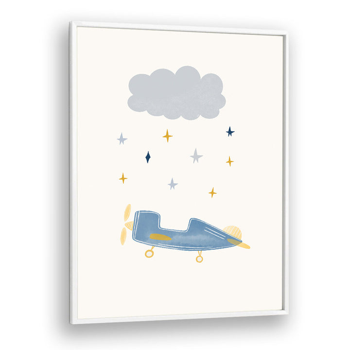 CLOUD AIRPLANE , KIDS ROOM PAINTINGS