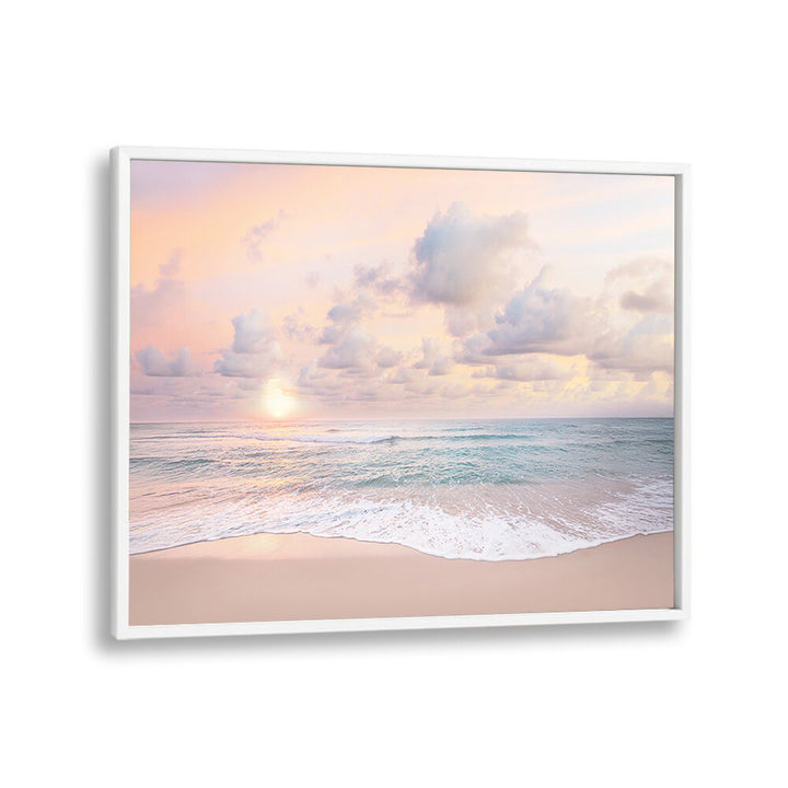 CLOUDY SUNSET , BEACH PAINTINGS