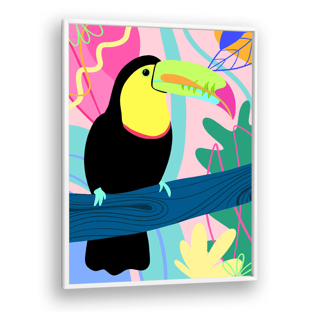 COLORFUL TOUCAN , KIDS ROOM PAINTINGS