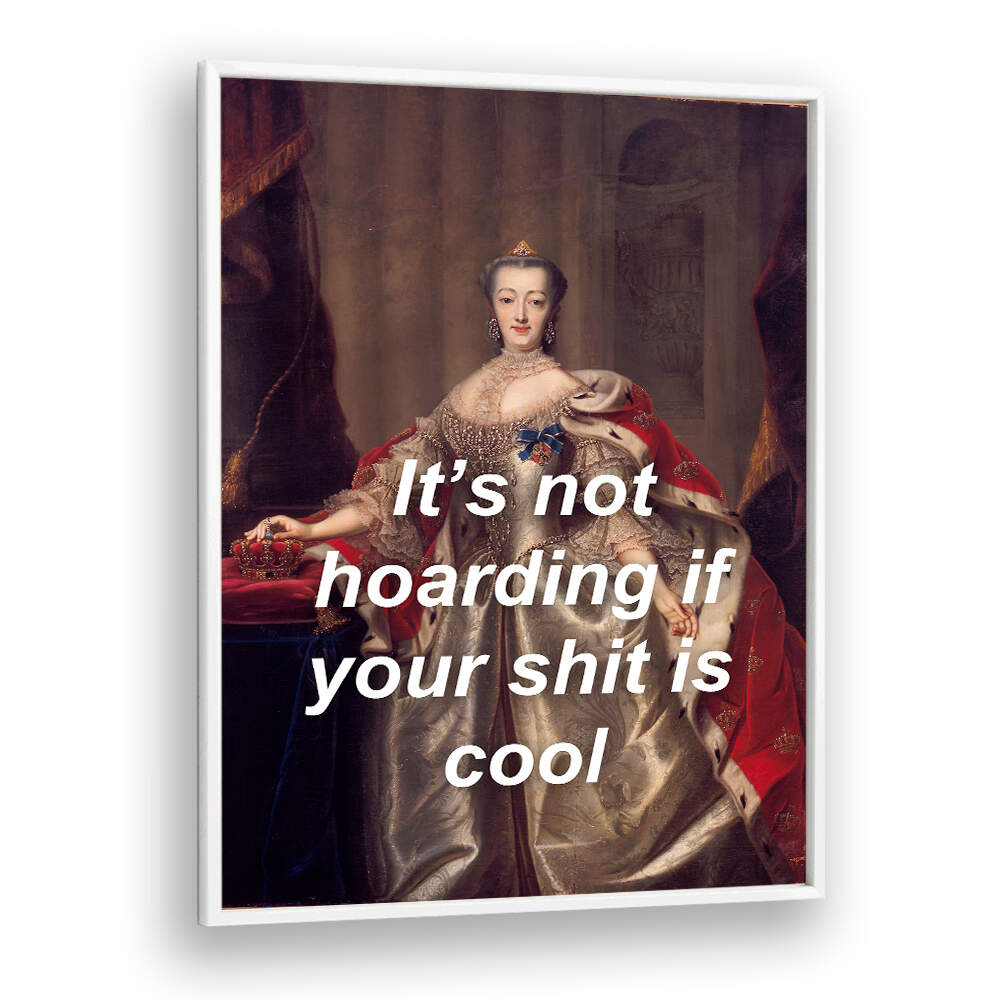 COMBINES CLASSICAL PORTRAITURE , ALTERED ART PRINTS