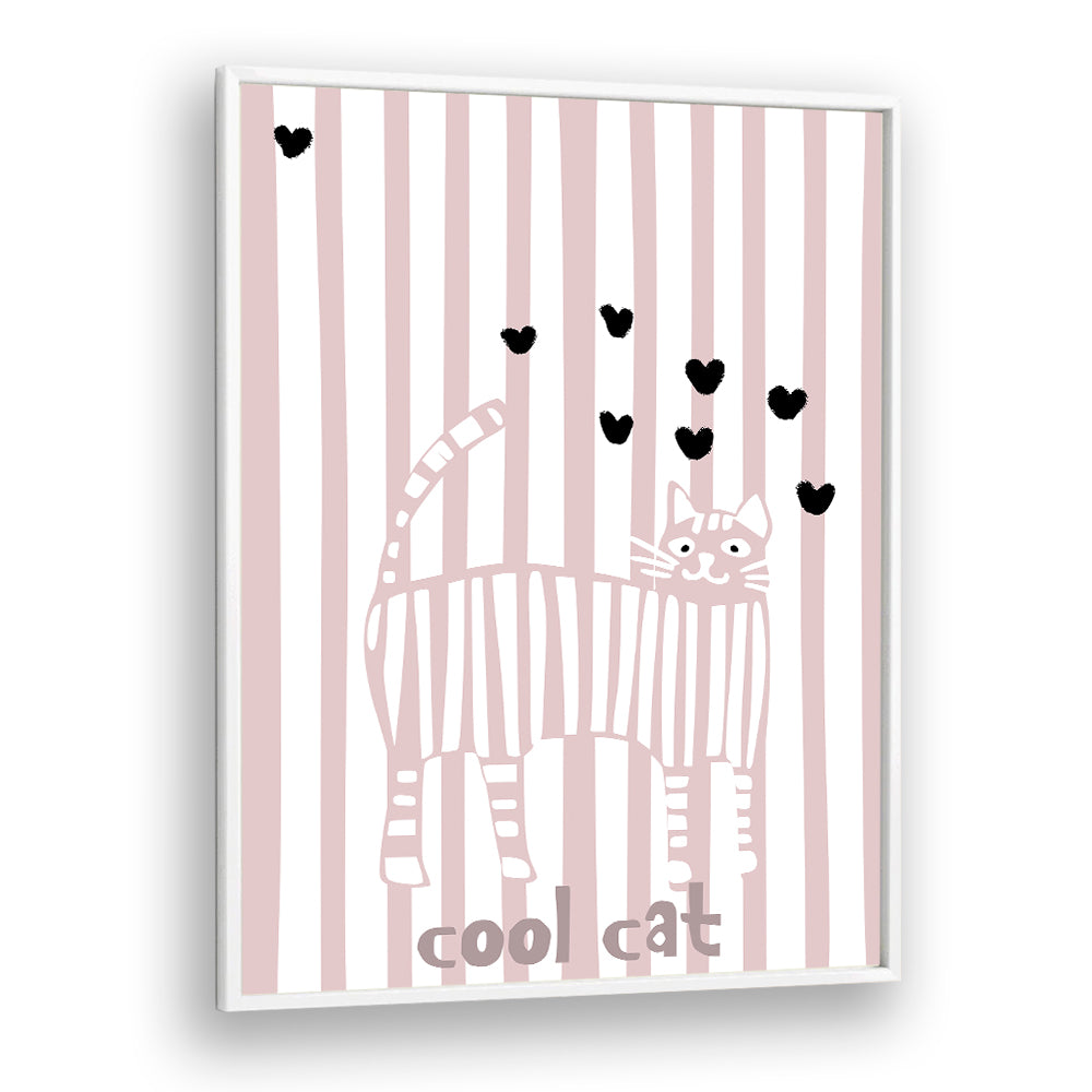 COOL CAT WITH HEARTS