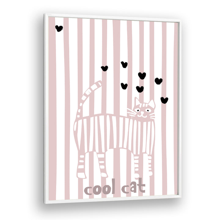 COOL CAT WITH HEARTS