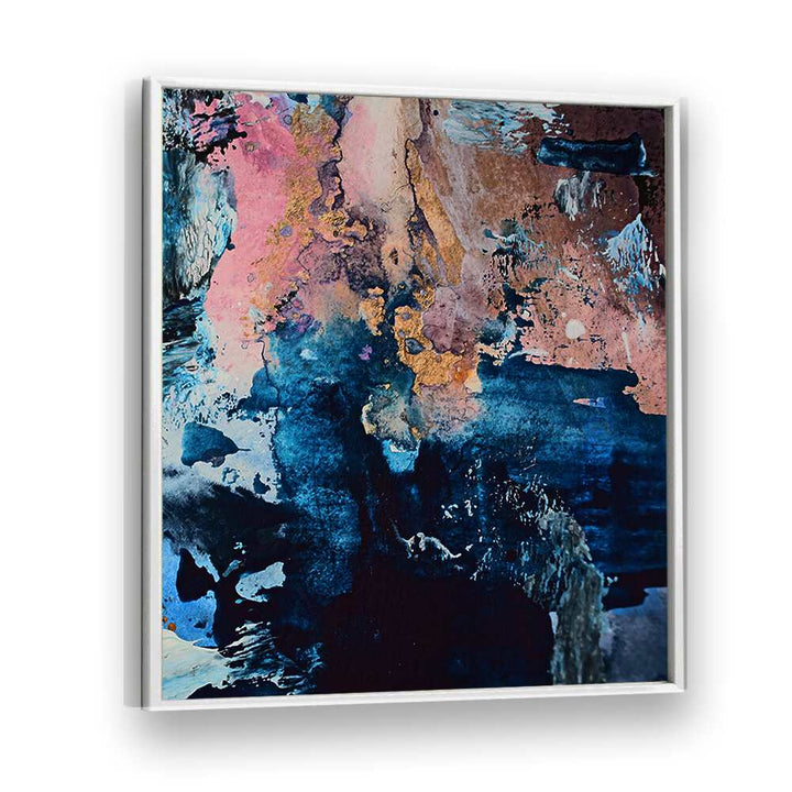 Vibrant hues merge in COSMIC WHISPERS, ABSTRACT PAINTINGS, evoking creativity and introspection for modern decor.