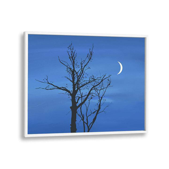 CRESCENT BLUE SKY , LANDSCAPE PAINTINGS
