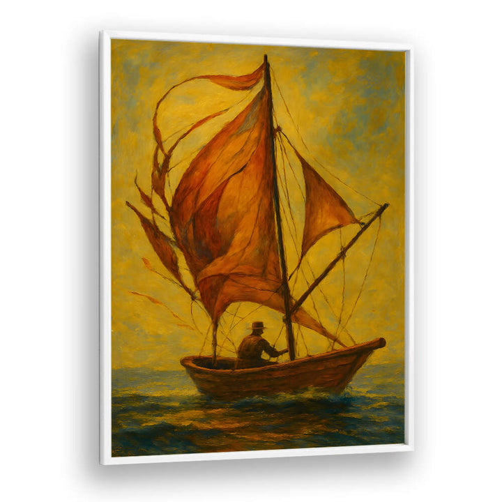 CRIMSON SAIL AT DAWN