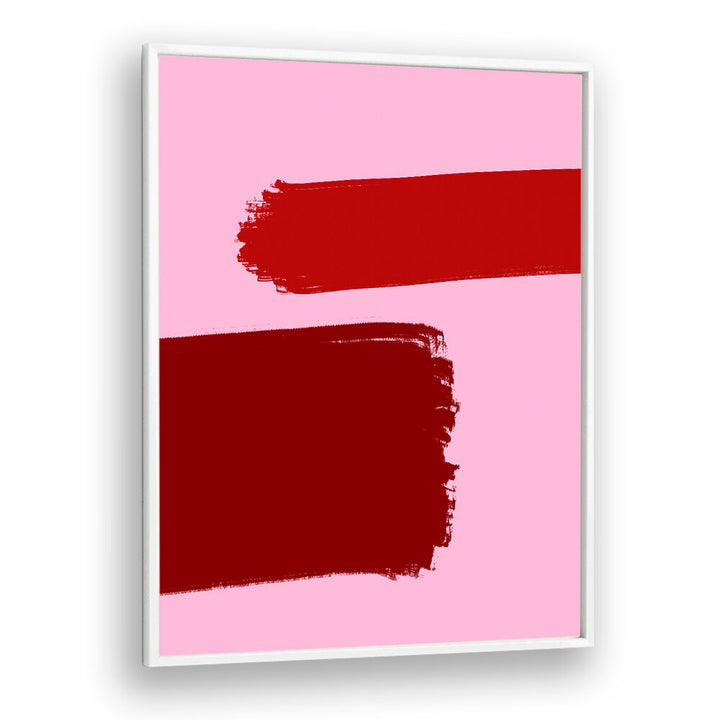 CRIMSON STROKES , ABSTRACT PAINTINGS