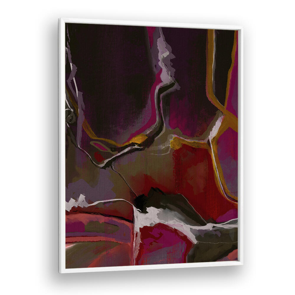 CRIMSON VEIL , ABSTRACT PAINTINGS