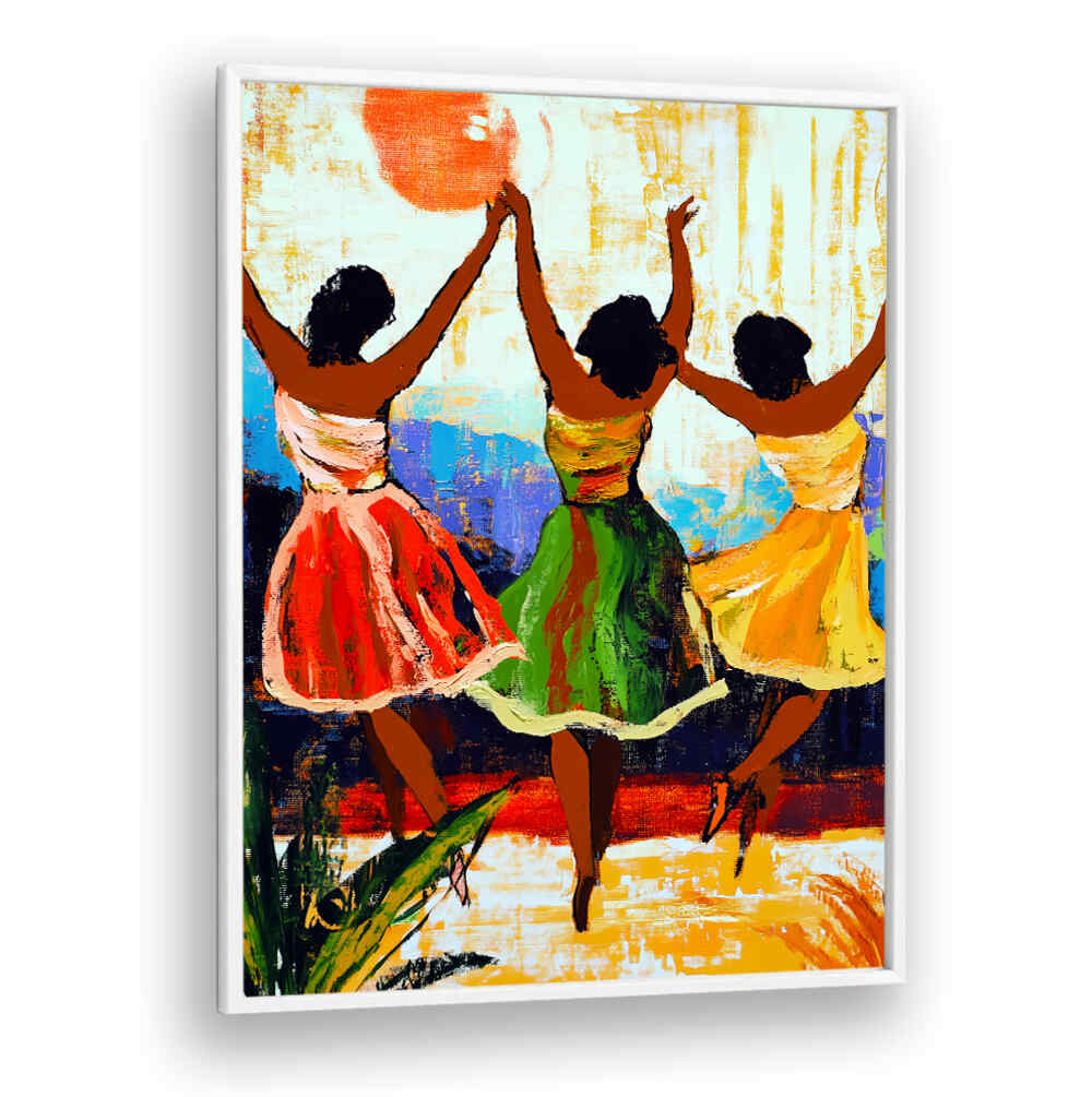 DANCING WOMEN , PORTRAITS & FIGURATIVE ILLUSTRATIONS