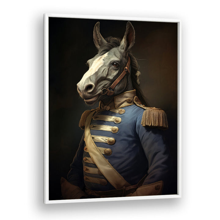 DONKEY IN COSTUME I , ANIMAL PAINTINGS