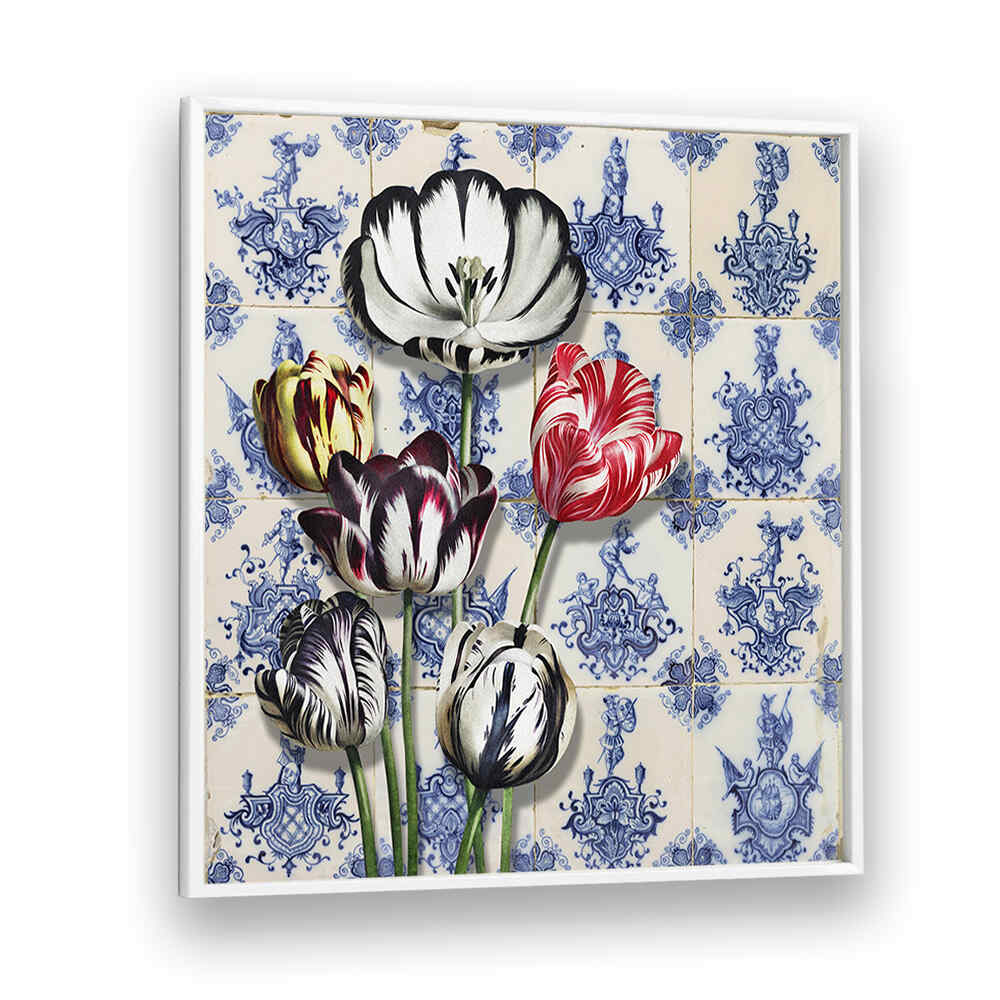 DUTCH TULIPS ON TILES