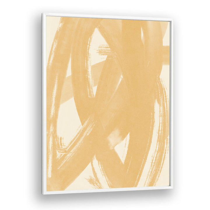 DYNAMIC BEIGE BRUSHSTROKES , ABSTRACT PAINTINGS