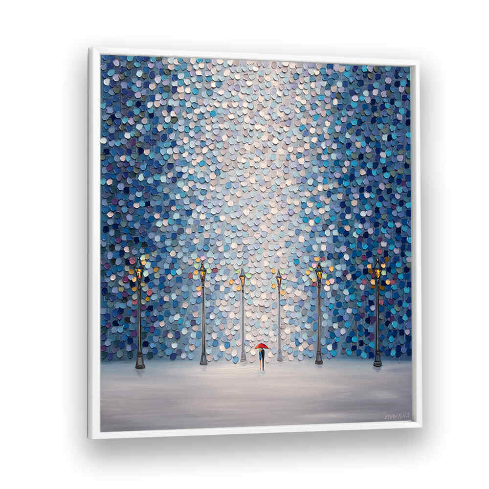 EARLY AT NIGHT , MODERN IMPRESSIONISM PAINTINGS