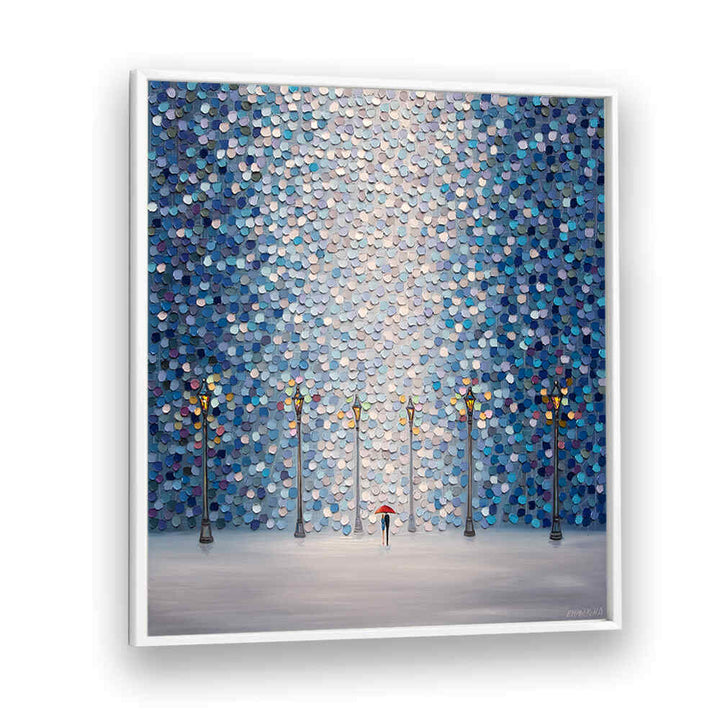 EARLY AT NIGHT , MODERN IMPRESSIONISM PAINTINGS