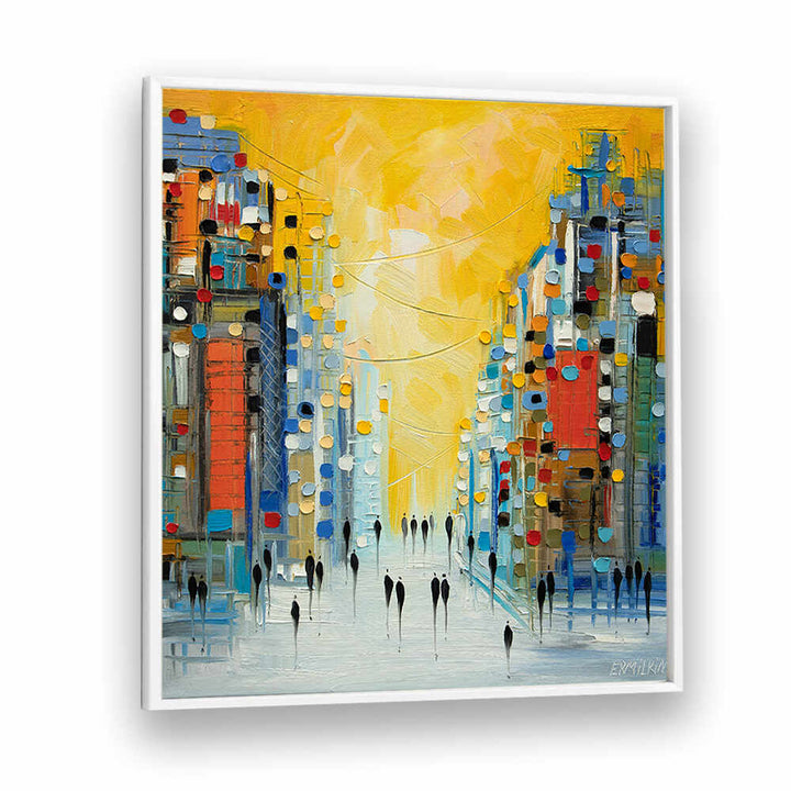 EARLY SUNSET , MODERN IMPRESSIONISM PAINTINGS