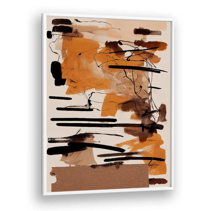 EARTHY STROKES , ABSTRACT PAINTINGS