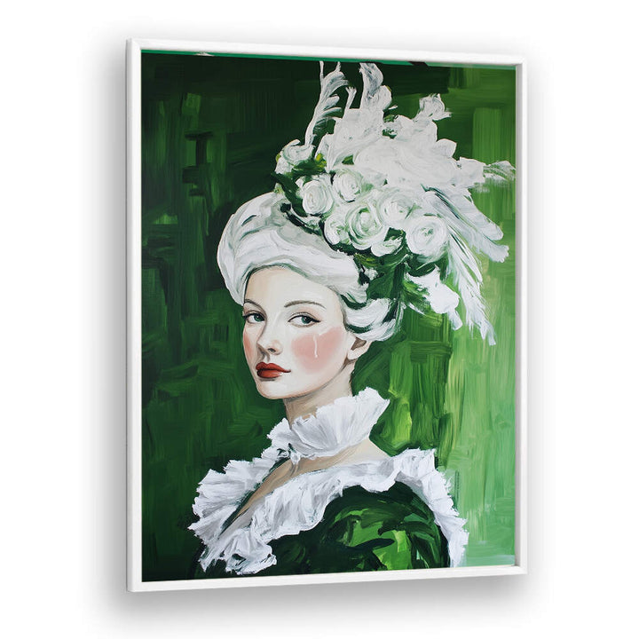 EMERALD ELEGANCE , PORTRAITS & FIGURATIVE ILLUSTRATIONS