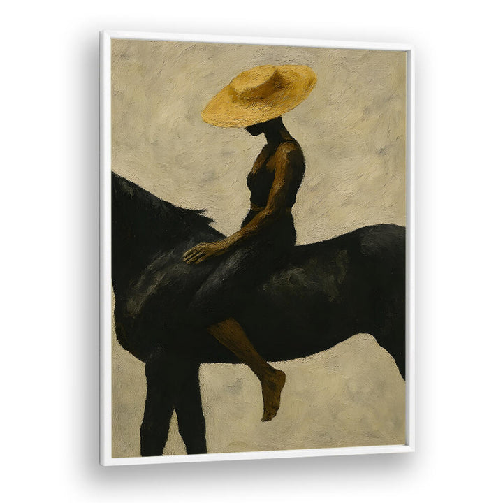 EQUESTRIAN REVERIE , EXPRESSIONISM PAINTINGS