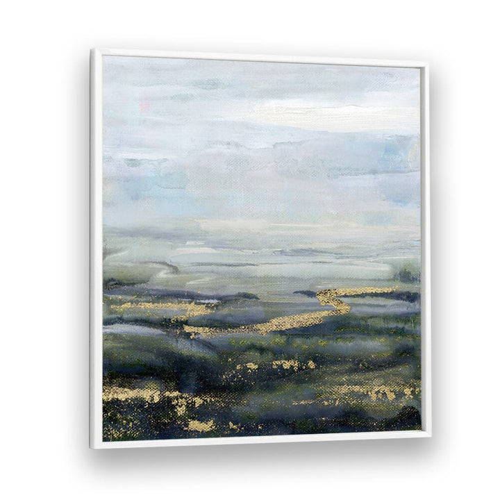 Serene landscape in soft colors representing FINDING PEACE, ABSTRACT PAINTINGS for relaxation and meditation.