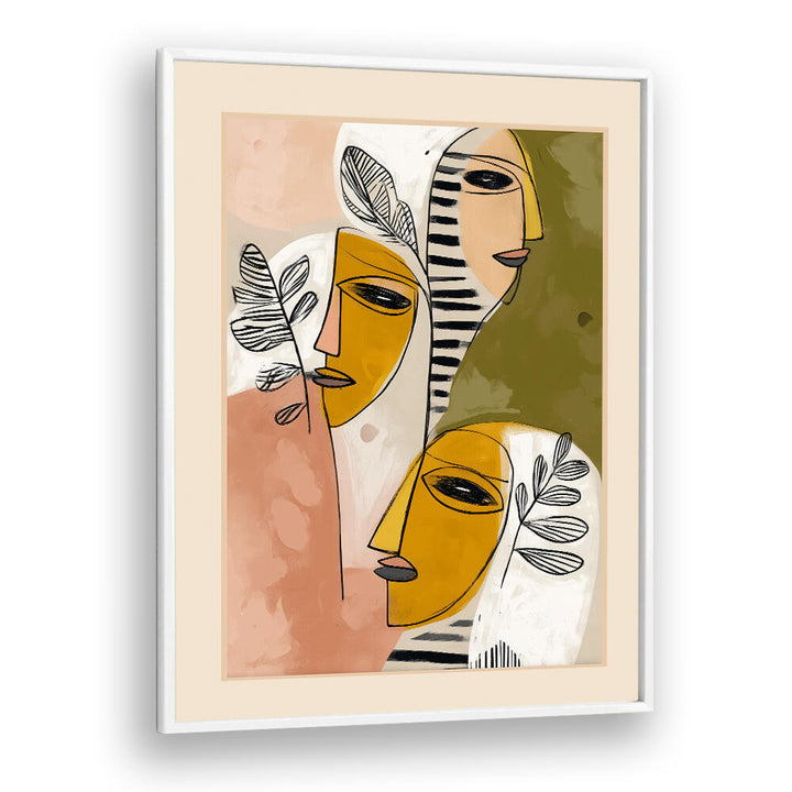 FACES OF THE GARDEN , ABSTRACT PAINTINGS