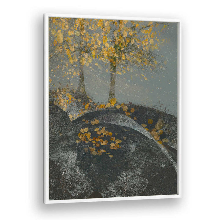 FALLING LEAVES , FLORAL FLOWER PAINTINGS