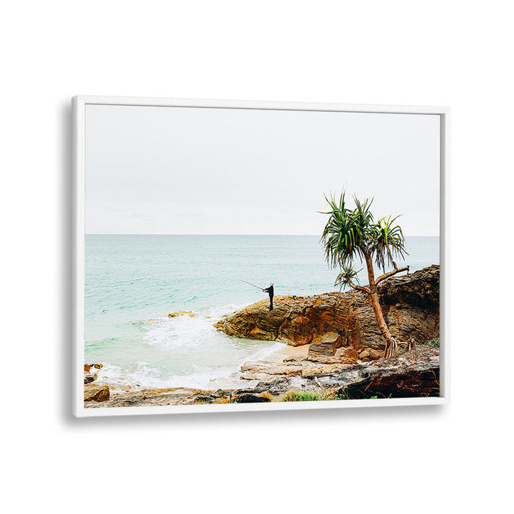FISHING ON STRADBROKE ISLAND , LANDSCAPE PAINTINGS
