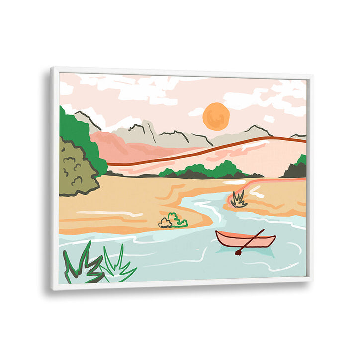 FLOATING THROUGH LIFE LIKE THIS , LANDSCAPE PAINTINGS