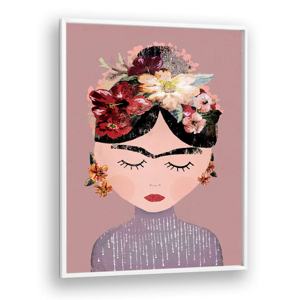 FLORAL SERENITY , PORTRAITS & FIGURATIVE ILLUSTRATIONS