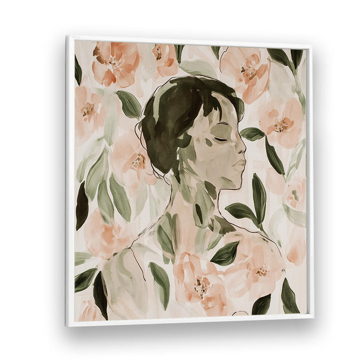 FLORAL SERENITY VI , PORTRAITS & FIGURATIVE ILLUSTRATIONS