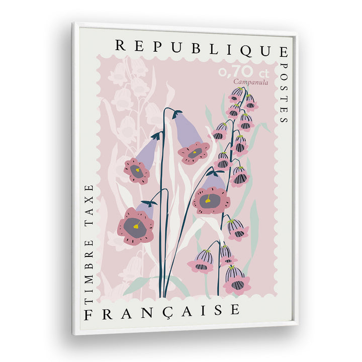 FRENCH FLORAL POSTAGE STAMP