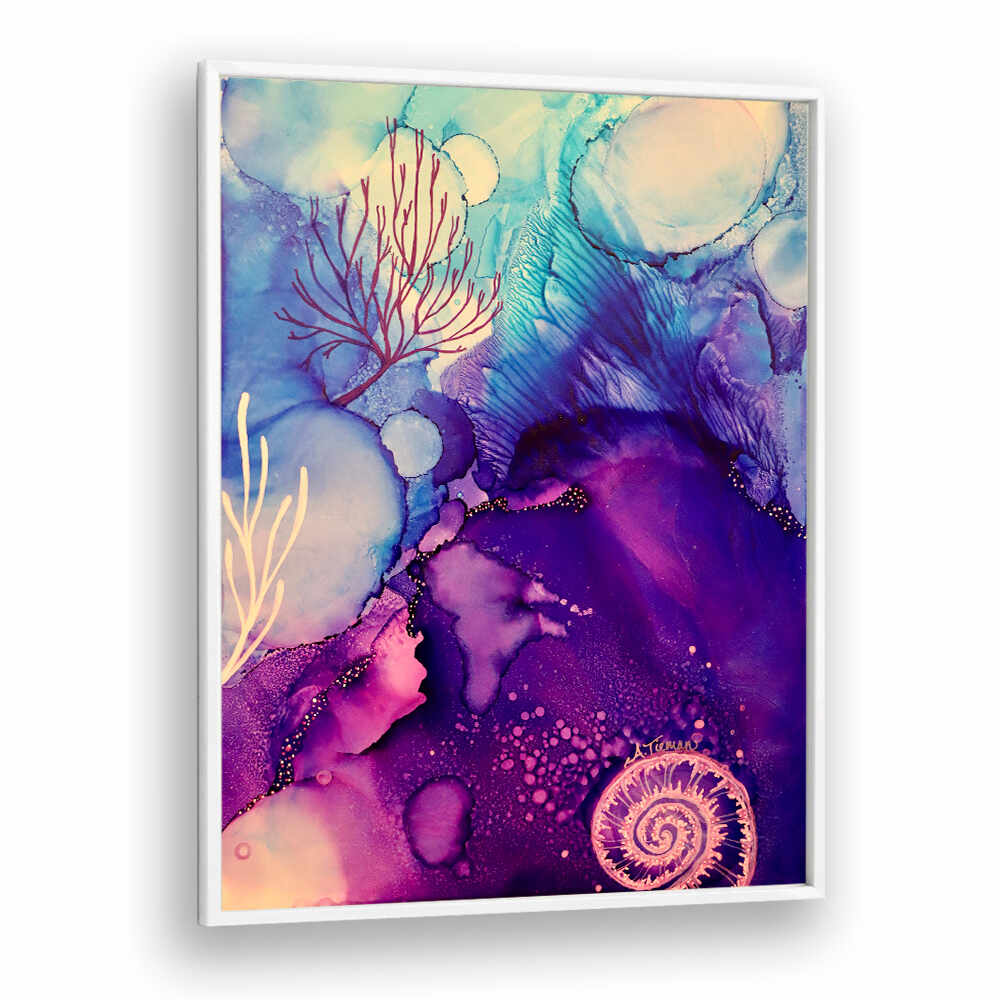 Vibrant GALAXY REEF, BEACH PAINTINGS capturing serene coastal beauty, perfect for your tranquil space.