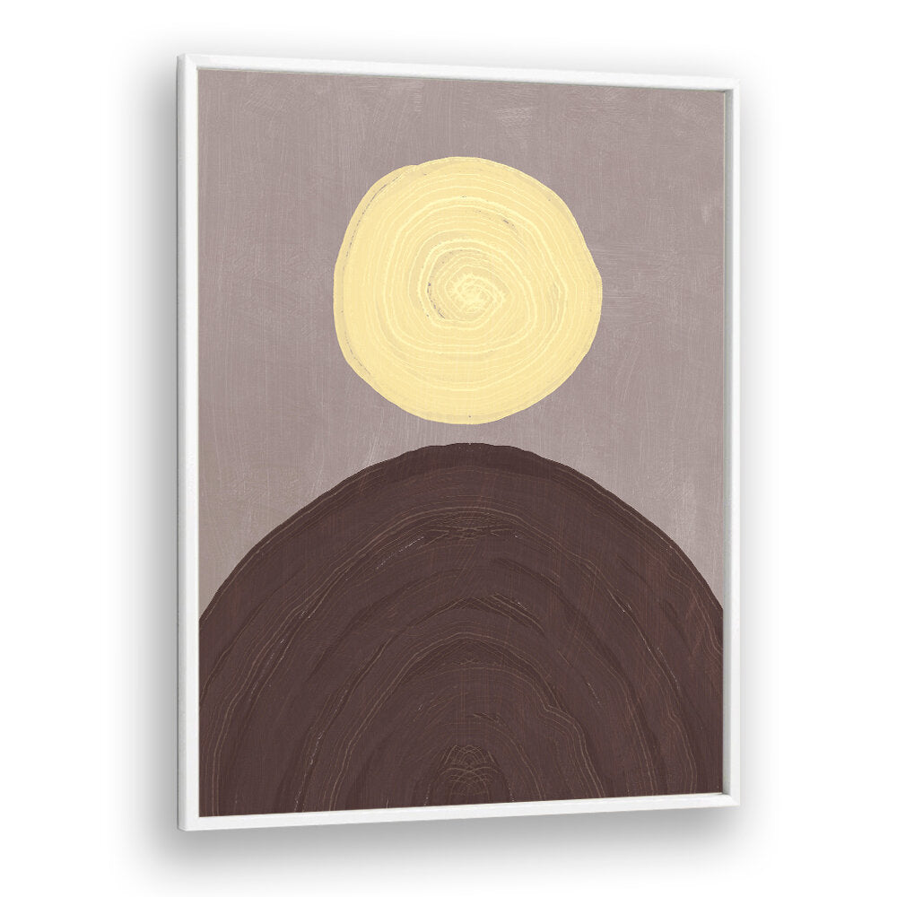 GEOMETRIC YELLOW SUN , ABSTRACT PAINTINGS