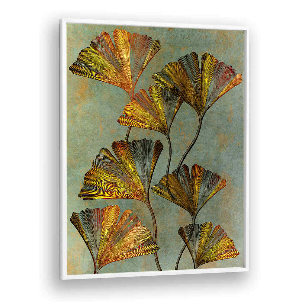 GINKO BILOBA 2 , FLORAL ,FLORAL FLOWER PAINTINGS
