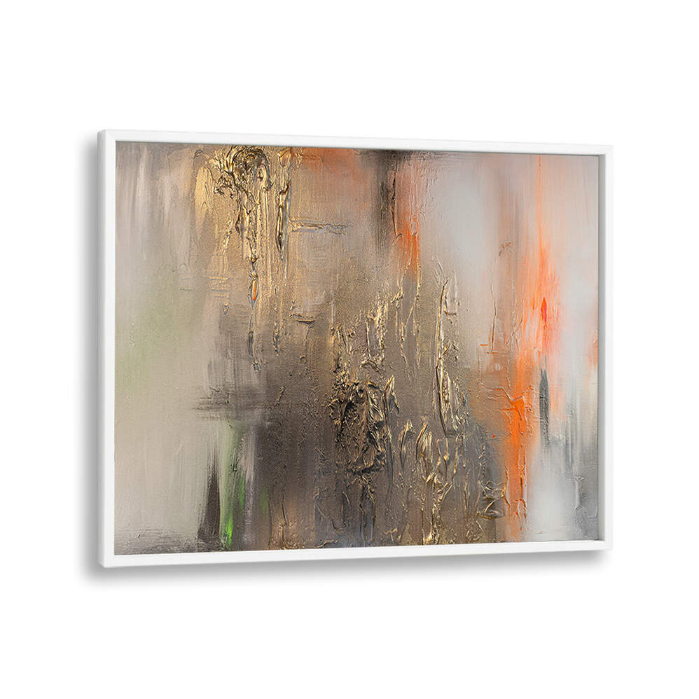 GOLD DESCENT , ABSTRACT PAINTINGS