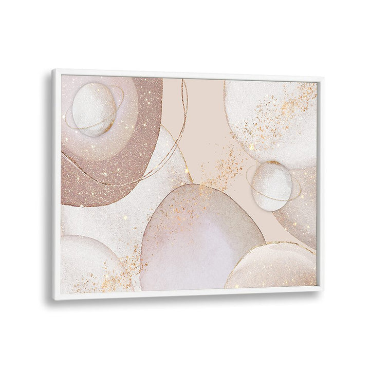 Elevate your decor with the GOLDEN GALAXY, ABSTRACT PAINTINGS, featuring stunning acrylic artwork in soft hues.