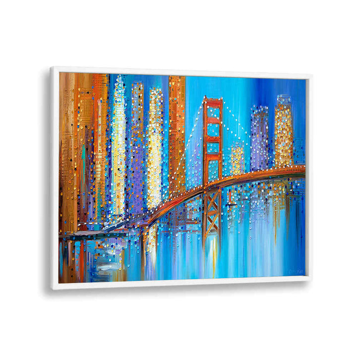 GOLDEN GATE BRIDGE , MODERN IMPRESSIONISM PAINTINGS