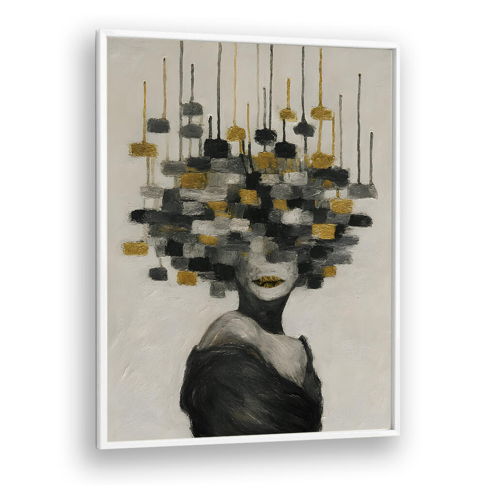 GOLDEN SILENCE , EXPRESSIONISM PAINTINGS