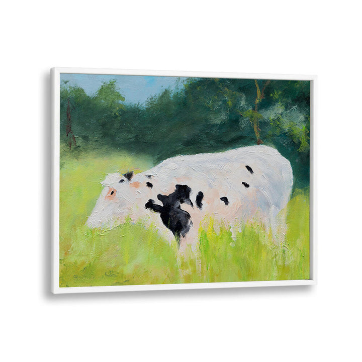 GRAZING IN THE GRASS , ANIMAL PAINTINGS