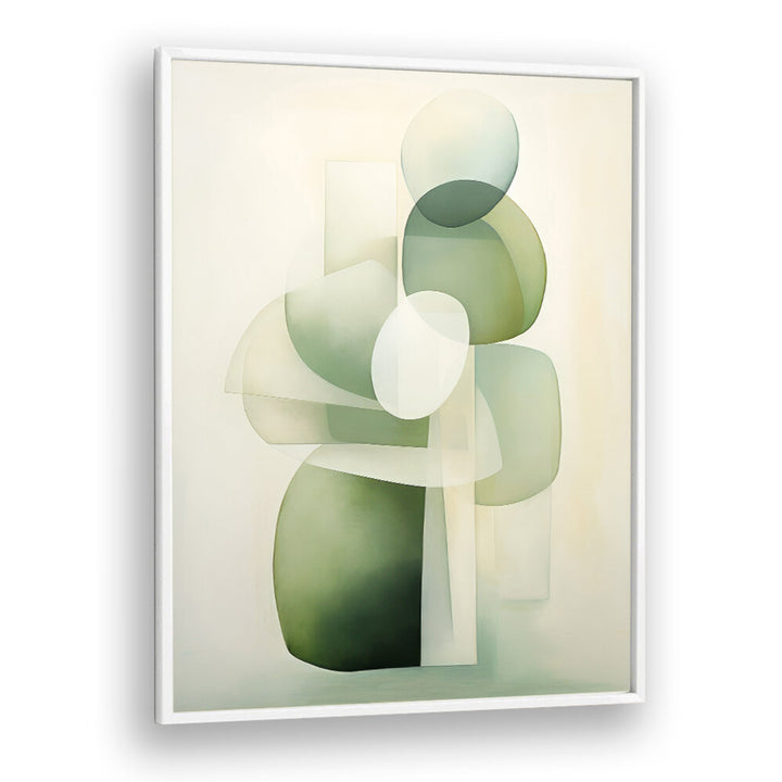 GREEN BEIGE GEO I , ORGANIC FORMS