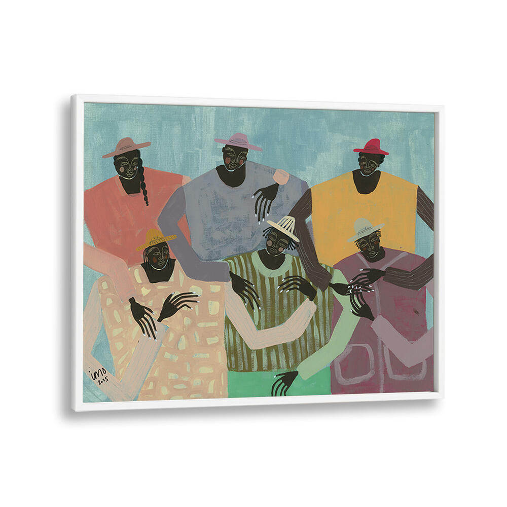 GROUP CHAT, PORTRAITS & FIGURATIVE ILLUSTRATIONS