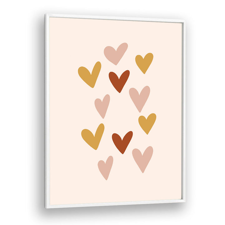 HEARTS , BOHO ART PAINTINGS