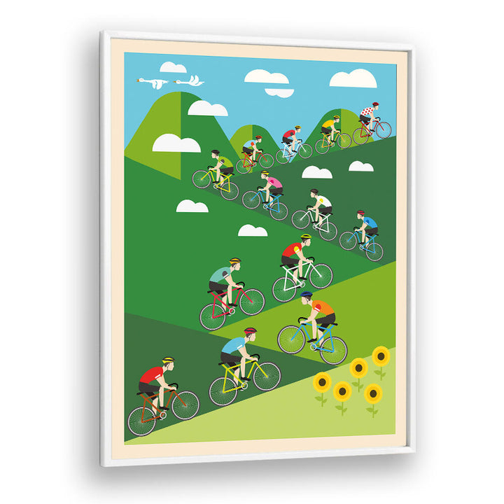 HILL CLIMB CYCLING , SPORTS POSTERS